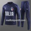 Italie Ensemble Sweat d'entrainement Bleu 2018/19
